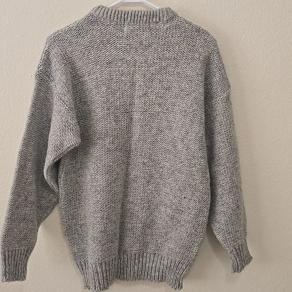 Calder Moor Gray‎ Knit Men's Sweater M